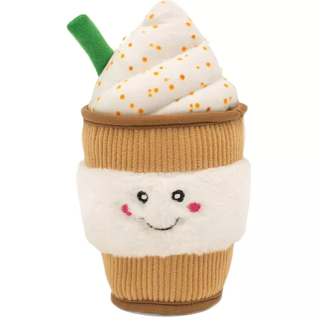 ZippyPaws NomNomz Puppuccino Dog Toy Medium