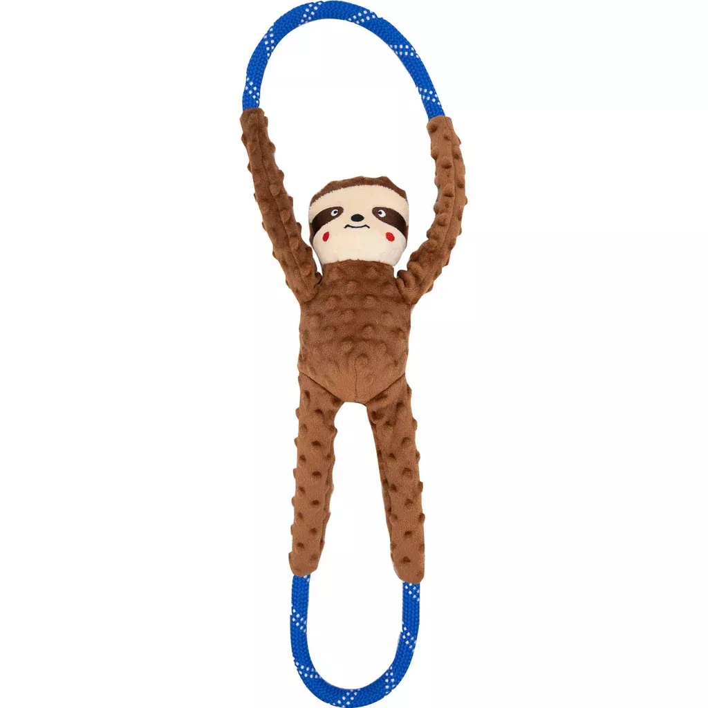 ZippyPaws RopeTugz Sloth Dog Toy, Large