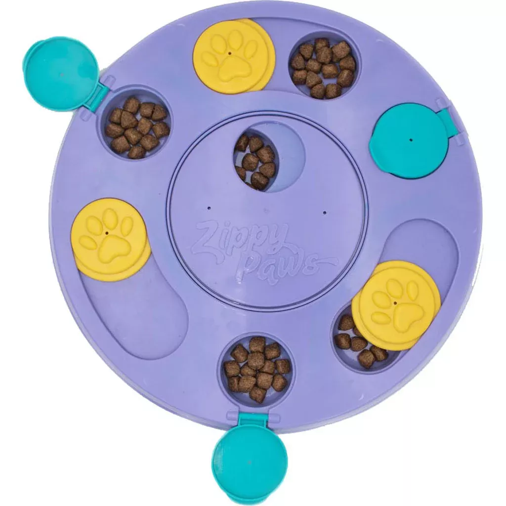 ZippyPaws SmartyPaws Puzzler Dog Toy Purple