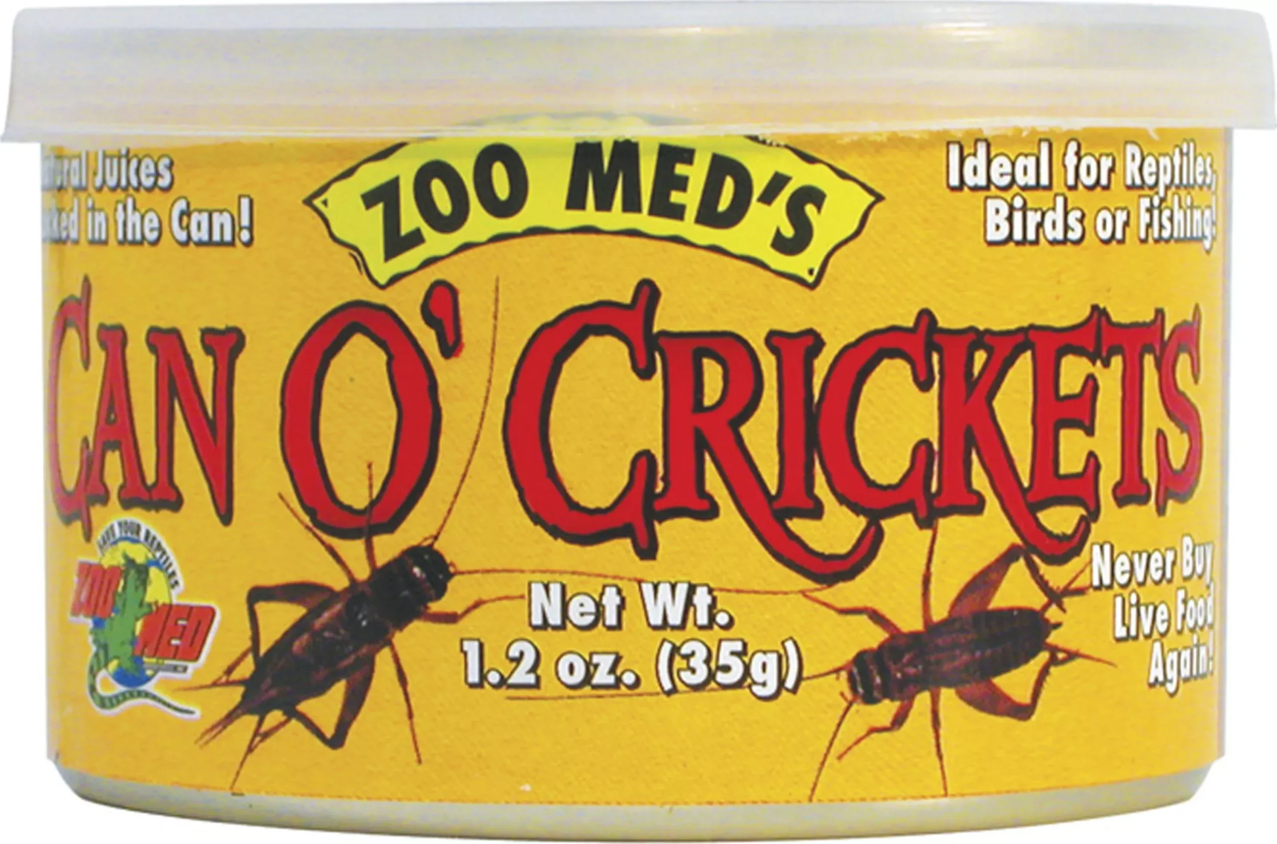 Zoo Med Can O' Crickets 1.2 oz