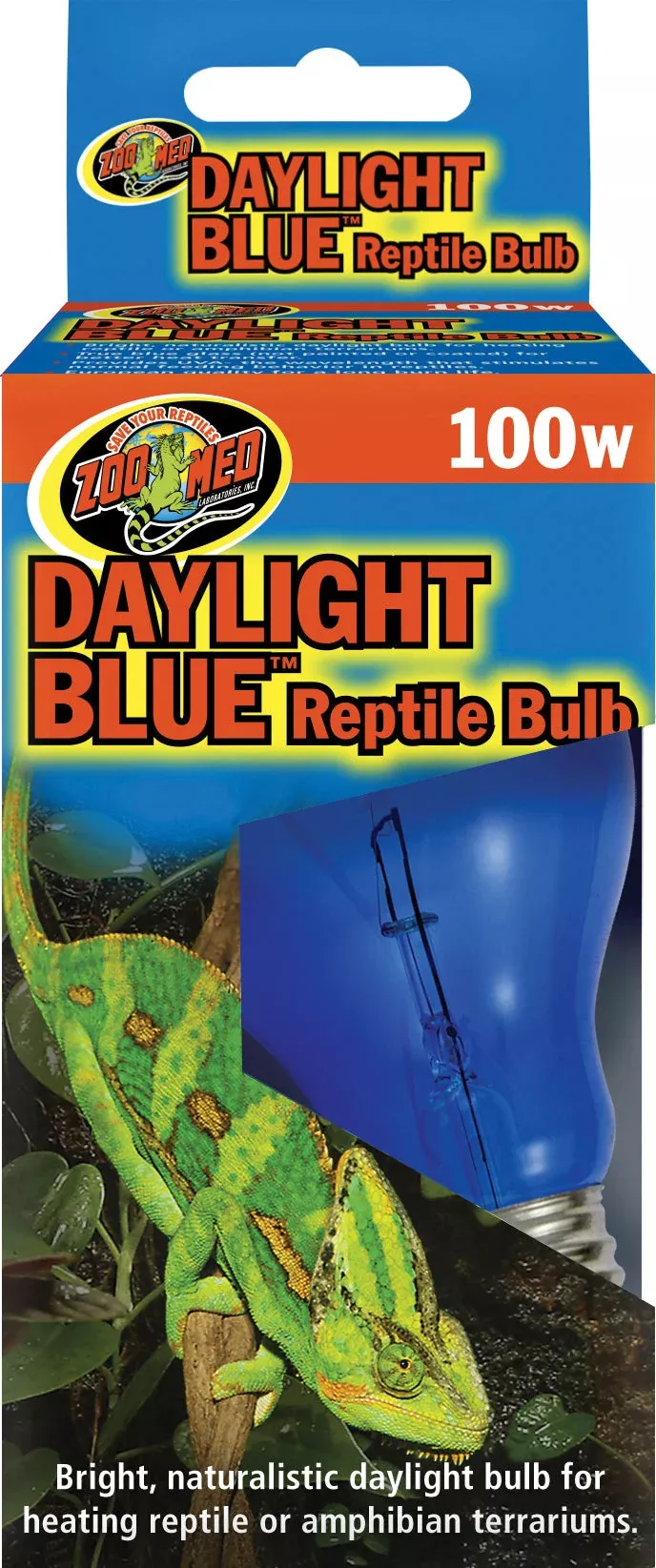 Zoo Med Daylight Blue Reptile Bulb, 100 Watt
