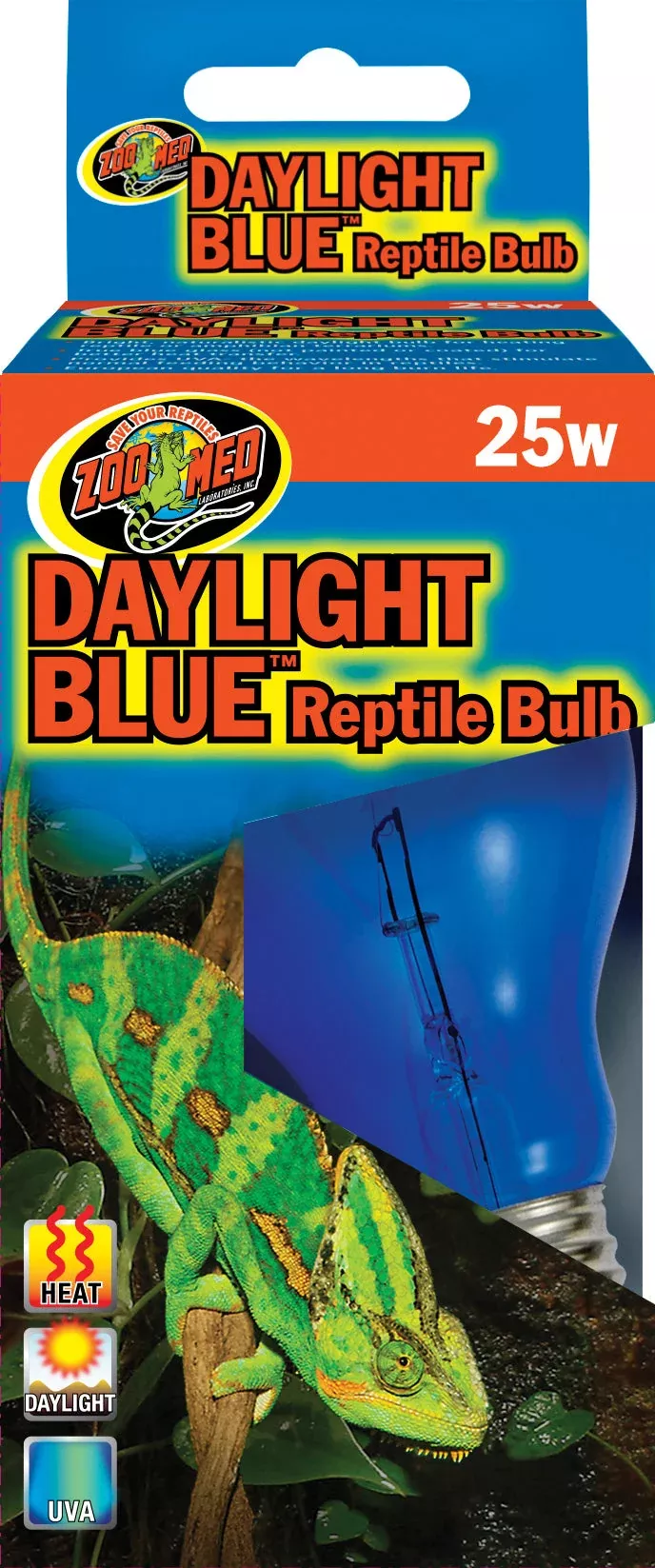 Zoo Med Daylight Blue Reptile Bulb, 25 Watt
