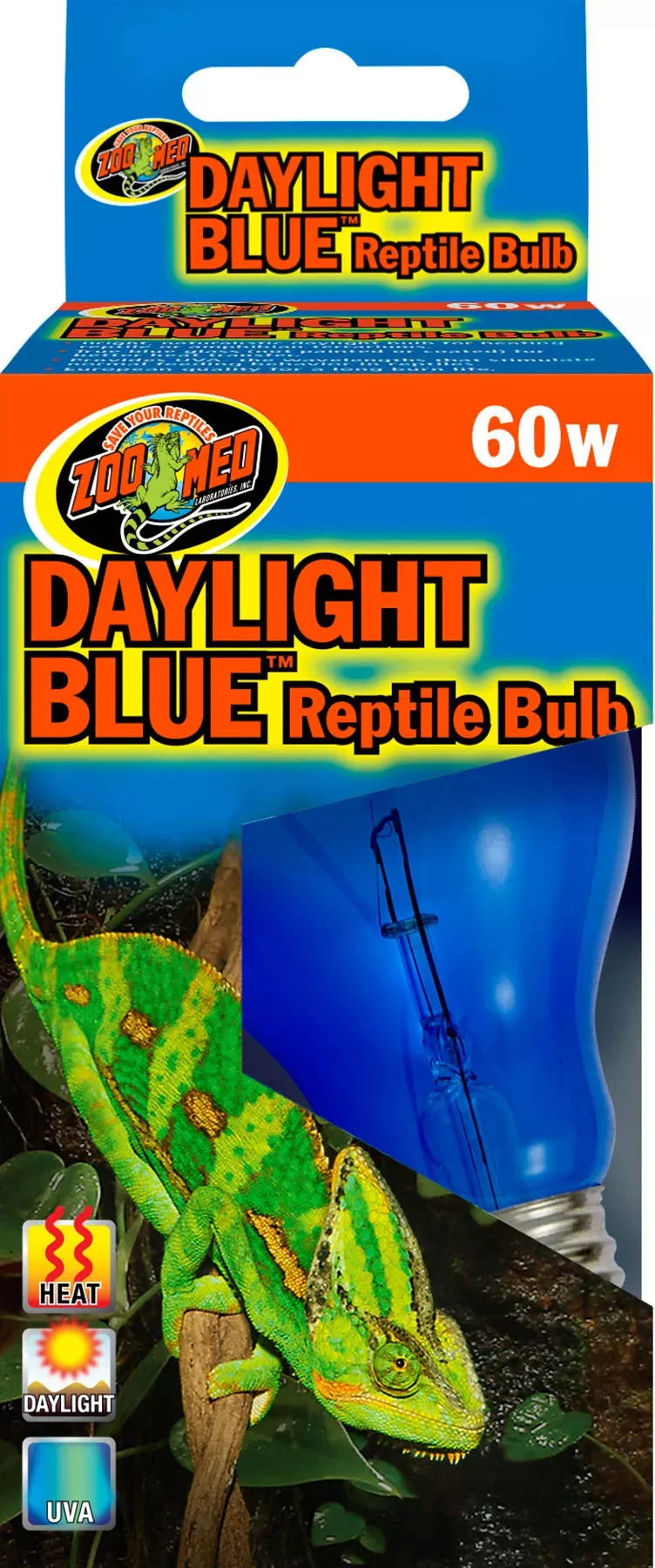 Zoo Med Daylight Blue Reptile Bulb 60 Watt