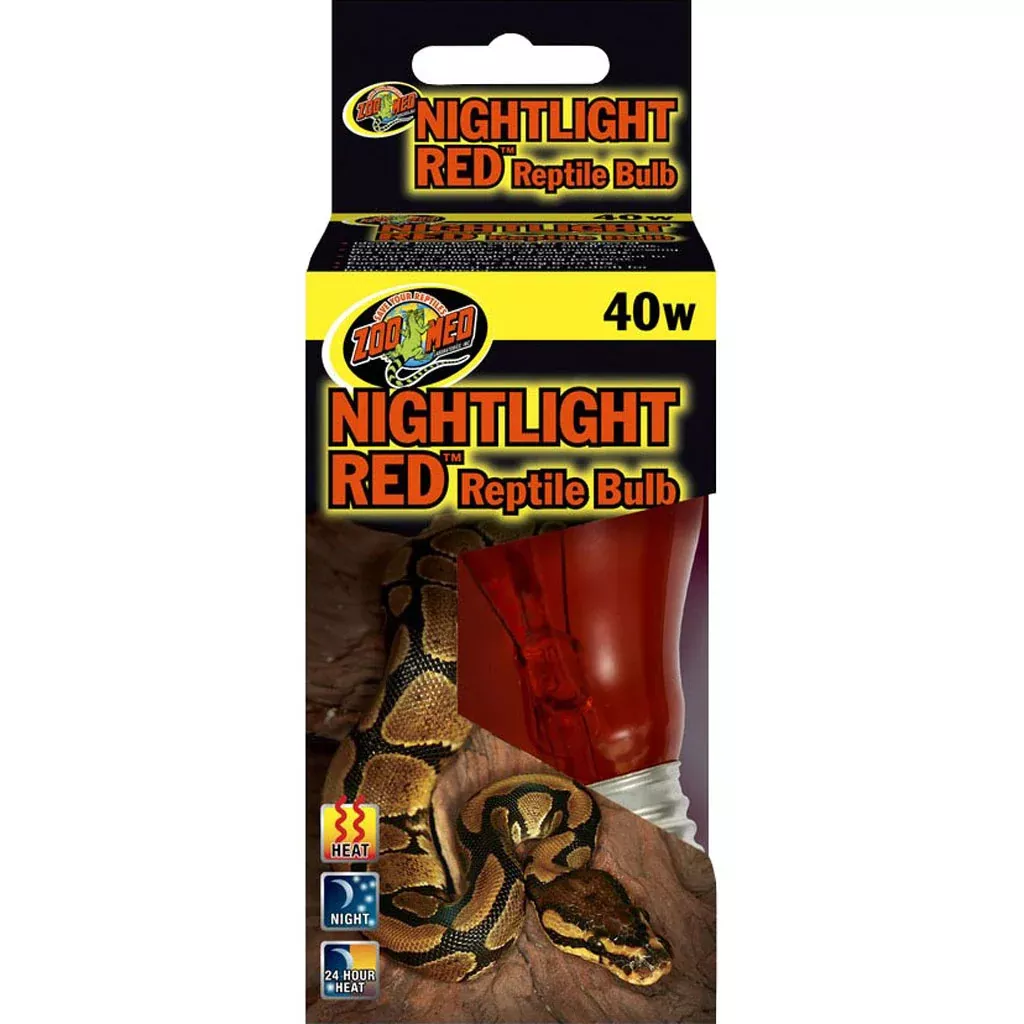 Zoo Med Nightlight Red Reptile Bulb 40 Watt