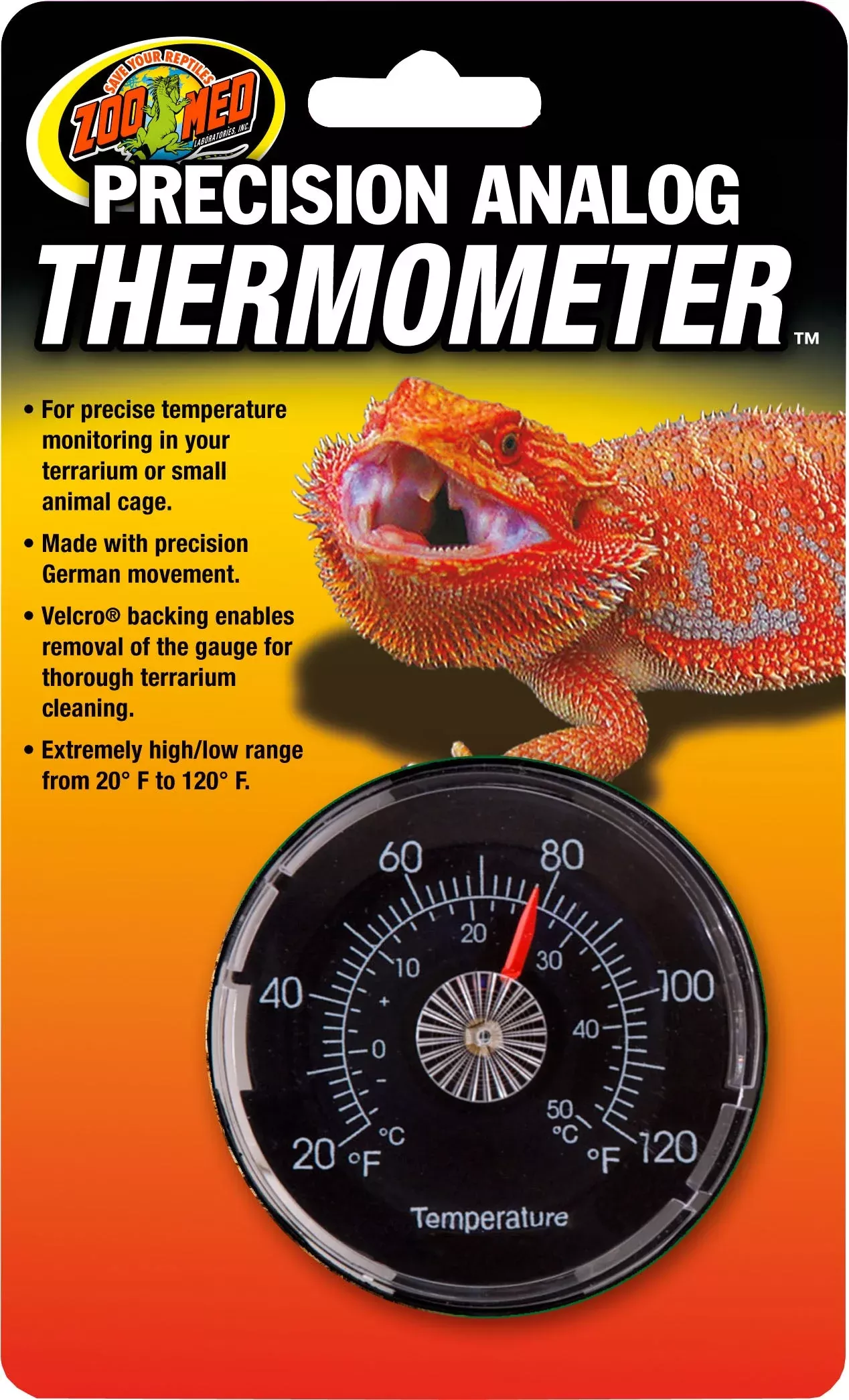 Zoo Med Precision Analog Thermometer