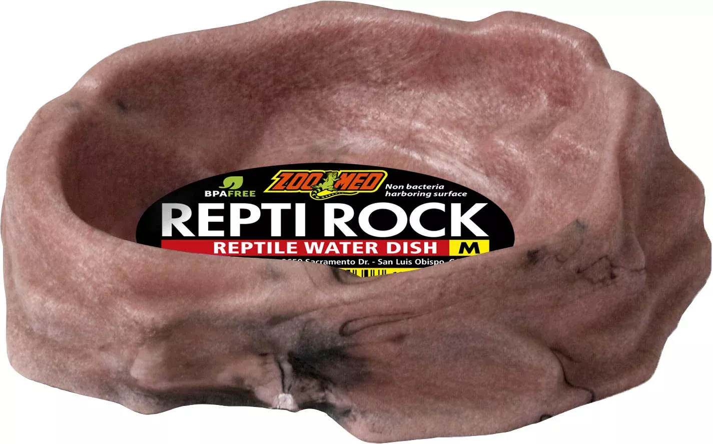 Zoo Med Repti Rock Reptile Water Dish, Assorted, Medium