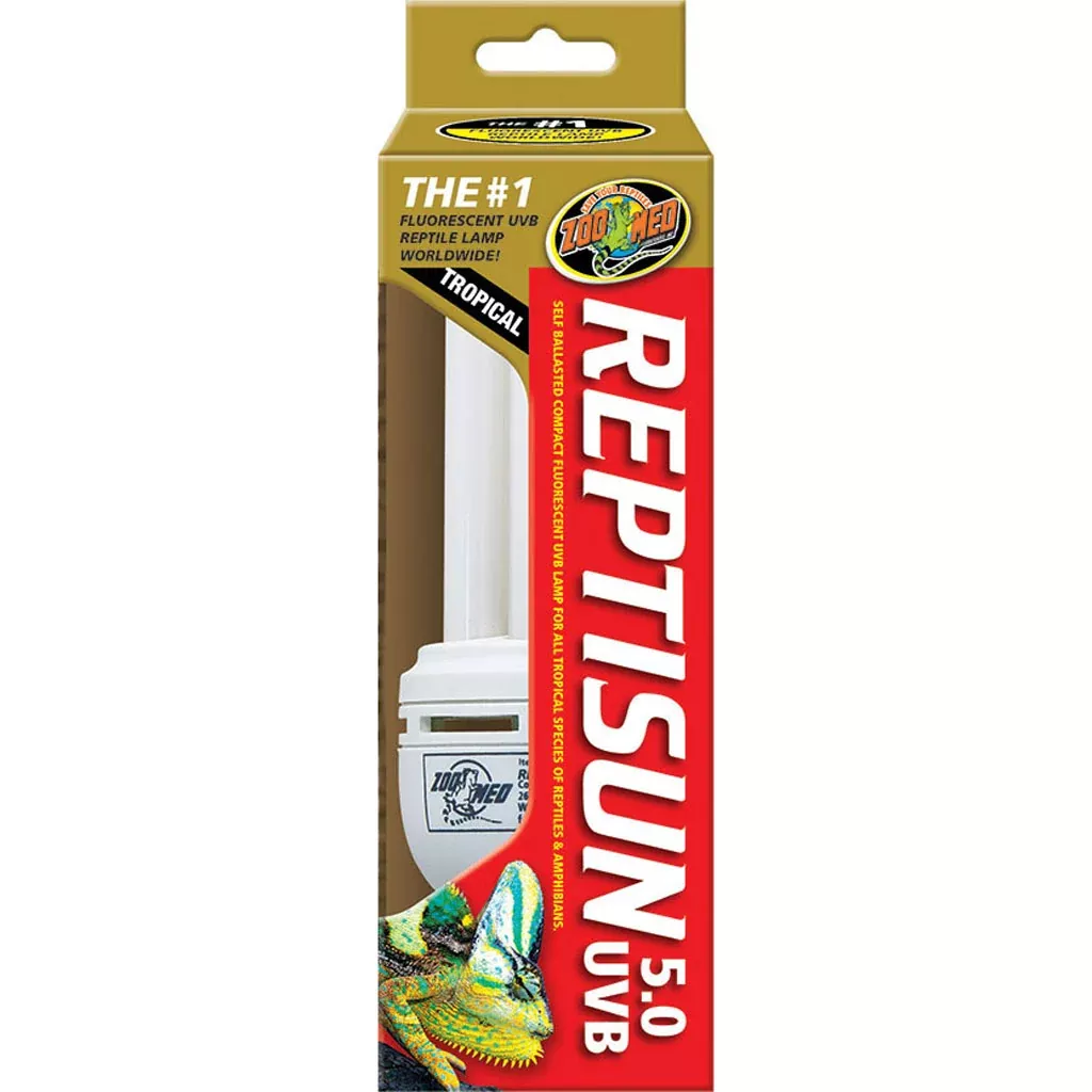 Zoo Med ReptiSun 5.0 Compact Fluorescent Bulb, 26 Watt