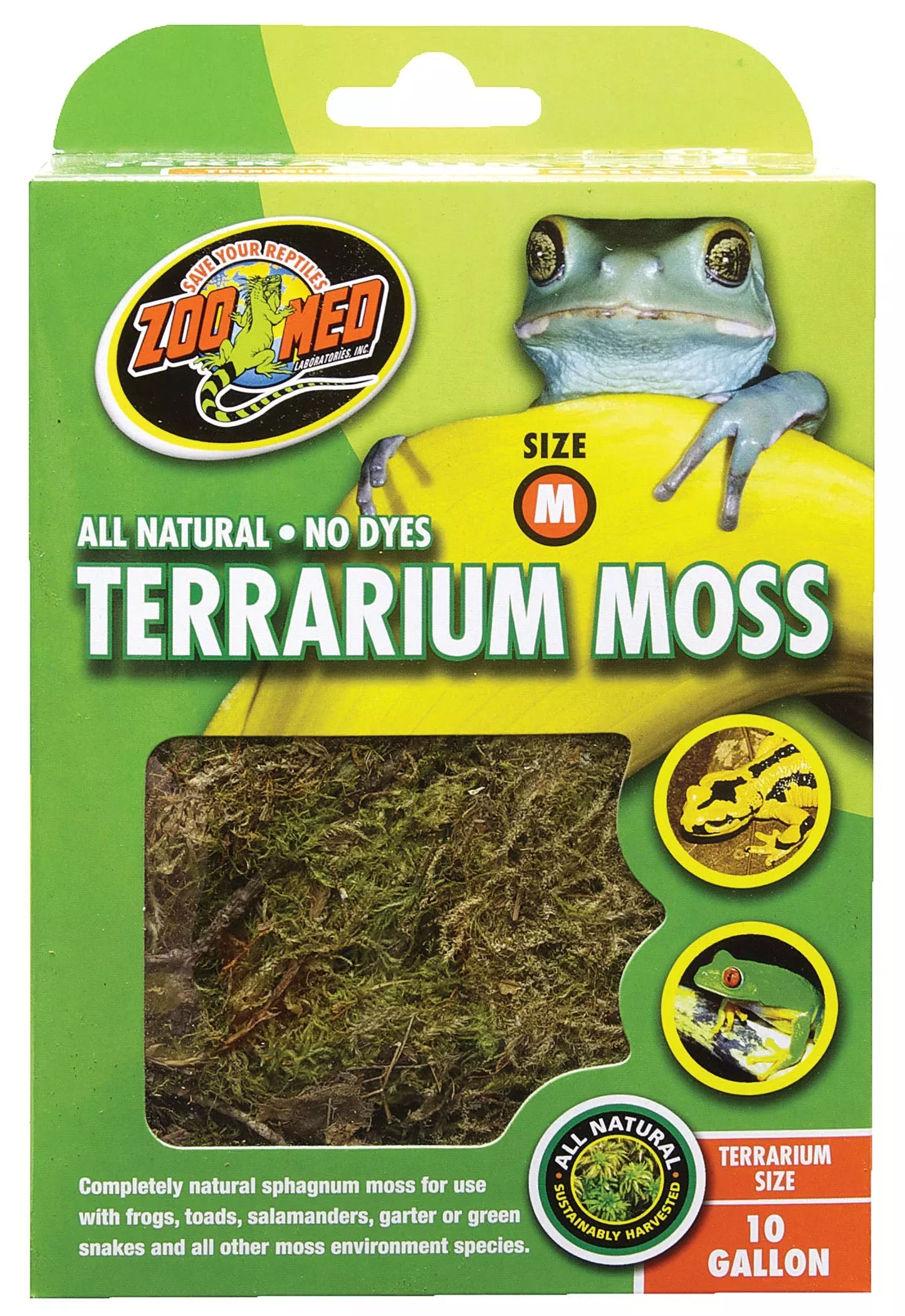 Zoo Med Terrarium Moss, 10 Gallon